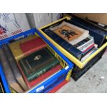 2 boxes of books to include music book of Beatles, Coldplay and Oasis etc.