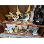 A group of 9 Enchantica figurines