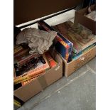 2 boxes of games and jigsaws