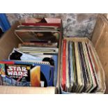 Two boxes of various LPs.