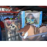 2 boxes of Toy Story figures / toys.