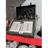 USA Signal Corps frequency meter BC-221-AF test set.