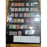 A sheet of Victorian and Edwardian stamps 1841-1910.