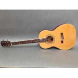 A Fender Global Design Series GDP100 parlour sized acoustic guitar.