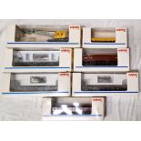 Seven Marklin HO rolling stock items to include 4867,4671,4867,48450,4867,4473,4471, mint in
