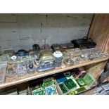A collection of ink wells and standishes.