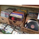 Three boxes of mainly LPs, various genre.