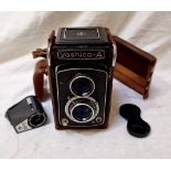 A Yashica medium format camera.