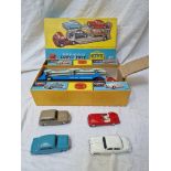 Corgi Toys Gift Set No.1 "Carrimore" Car Transporter with 4 cars, Hillman Husky 206, M.G.A. sports