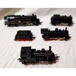 Four assorted 00/H0 locomotives to include 2 x Fleischmann and a Tri-ang R59 etc.