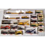 Nineteen assorted Wiking vehicles, 1:87 scale, mint in boxes. (Vendors father brought back items