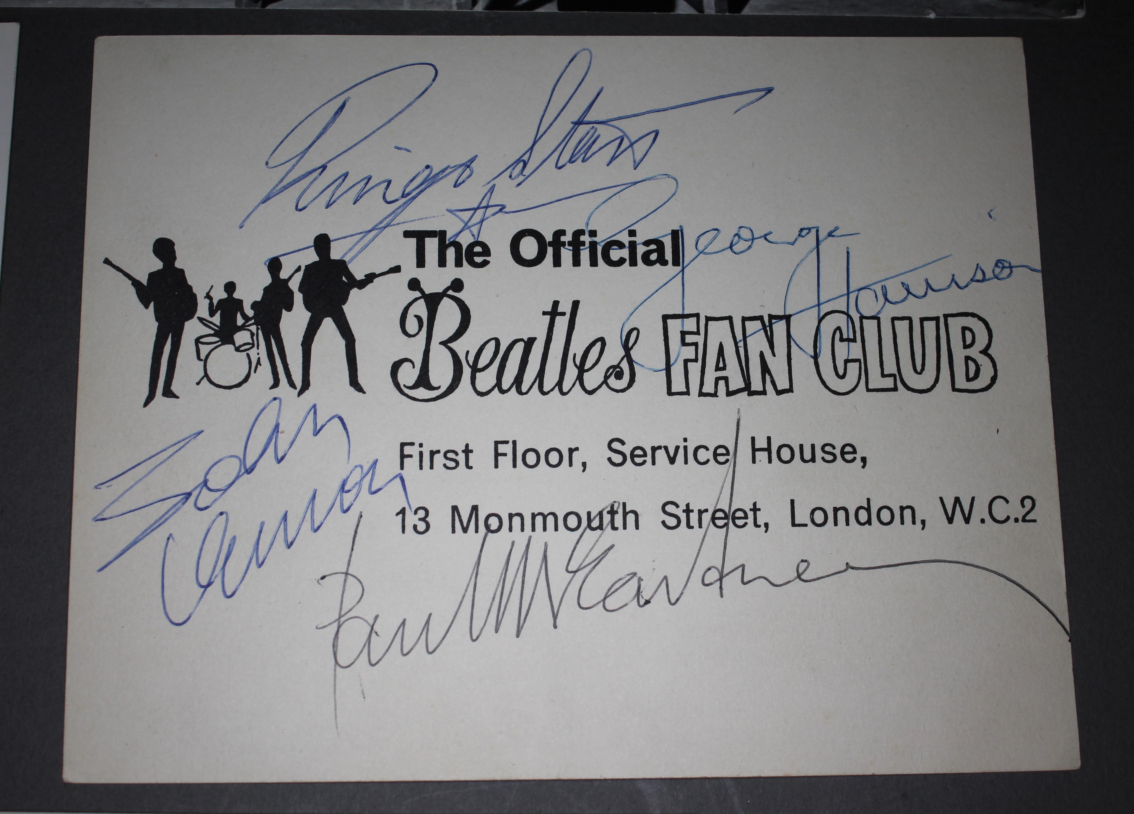 A collection of Beatles memorabilia collected by the current vendor while she was a member - Image 4 of 35