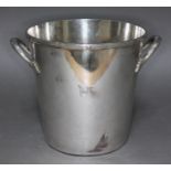 A White Star Line silver plated twin handled ice bucket, Elkington & Co, numbered 26776, date letter