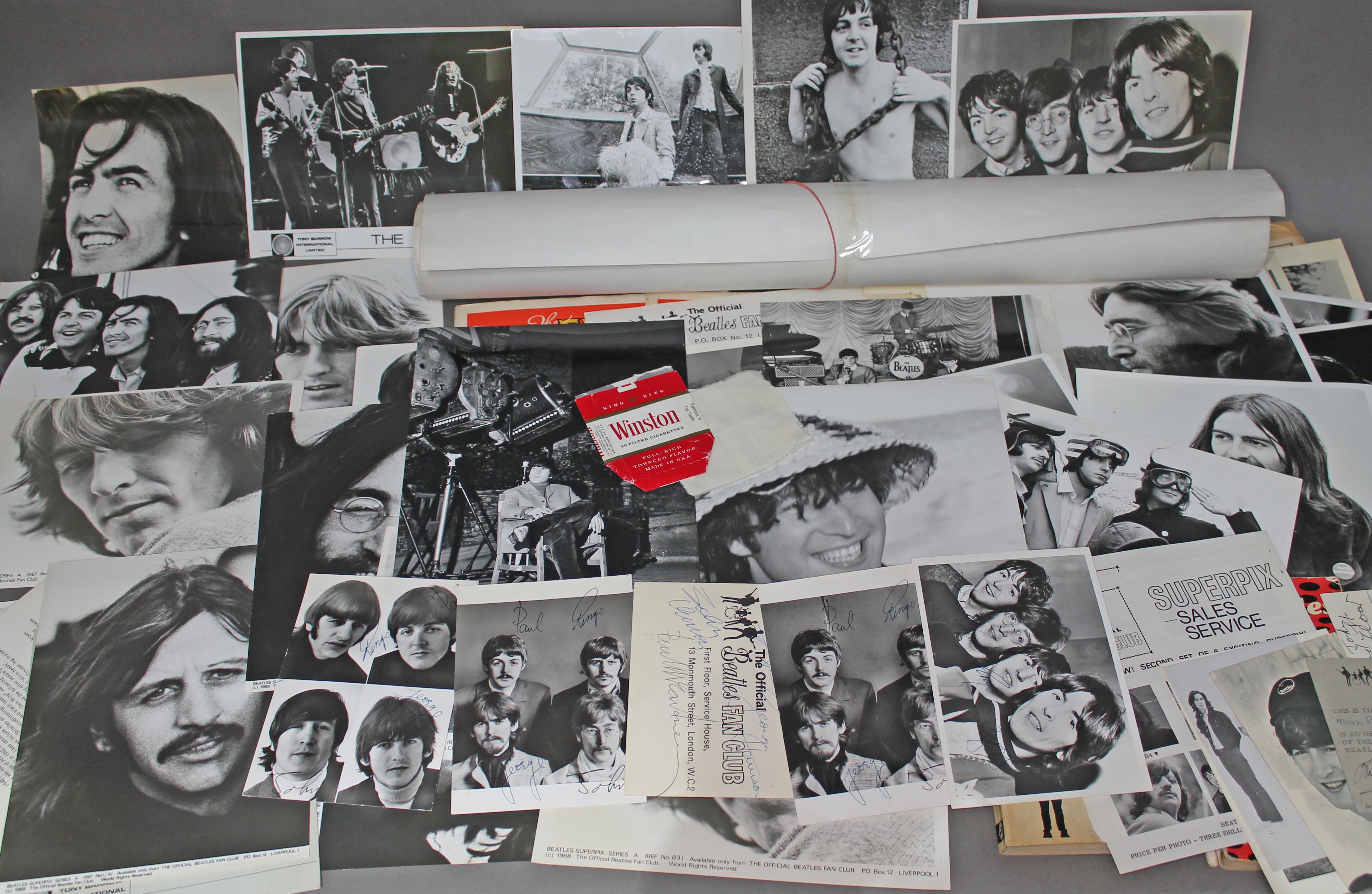 A collection of Beatles memorabilia collected by the current vendor while she was a member - Image 7 of 35