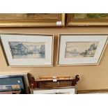 Late 19th/early 20th century school, pair of watercolours, Venetian scenes, 28.5cm x 16cm, unsigned,