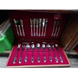 A canteen of Mytton Rodd silver plated cutlery