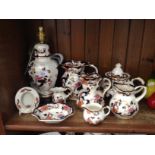 Mason's Mandalay - 9 items including teapot, table lamp etc