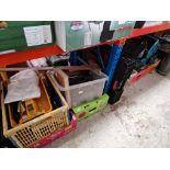 Various tools including power tools, plane, socket sets etc. 8 boxes and 2 toolboxes