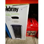 A Beldray dehumidifier and a projector.