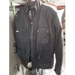 Oxford wax motorcycle jacket and trousers size XL