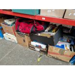 6 boxes of books and various bags/holdalls