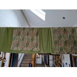 A set of four curtains, the design attributed to William Morris.