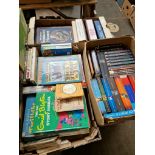 3 boxes of books to include Harry Potter 1st edition, other Harry Potter books, Enid Blyton, Beatrix
