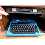 A Silver Reed Silverette 2 portable typewriter