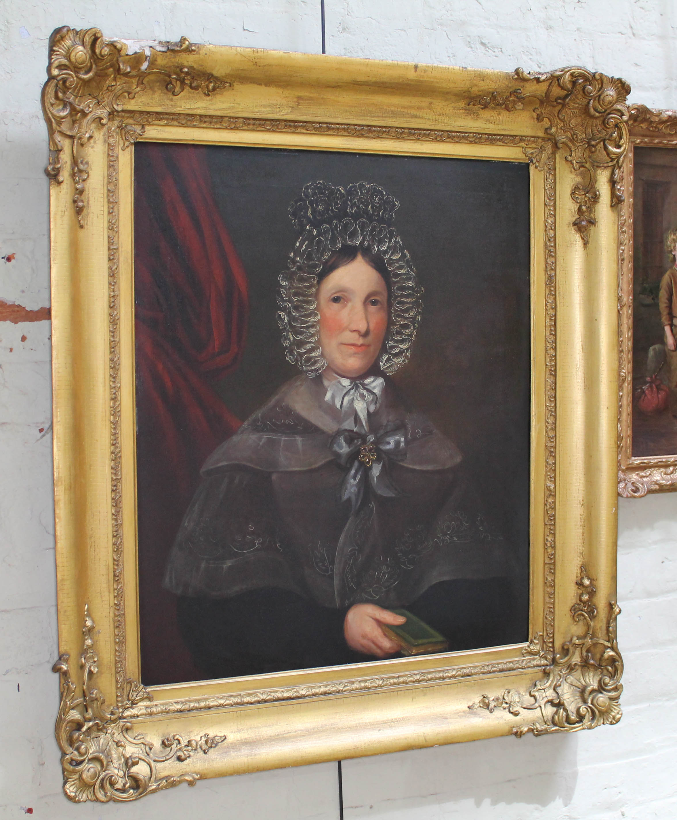 Late 18th/Early 19th Century School, mid length portrait depicting a Lady, oil on canvas,