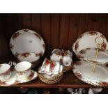 Royal Albert Old Country Roses - 6 trios, 7 piece dessert set etc, all first quality (30 pieces plus