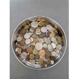 A tin of assorted GB coins.