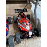 A Corally Python 4WD RC buggy.