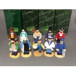 A group of ten Robert Harrop Camberwick Green figures, tallest 11cm, with boxes. Condition - each