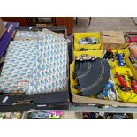 Scalextric cars, special track sections etc.