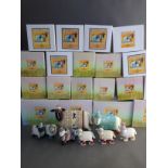 A collection of approx. 27 Border Fine Arts Ewe and Me figures.