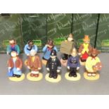 A group of ten Robert Harrop Camberwick Green figures, tallest 13cm, with boxes. Condition - each