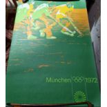 Sports posters; Olympic Games, Munich, 1972 - photo by Muhlberger, designer Aicher, Joksch,