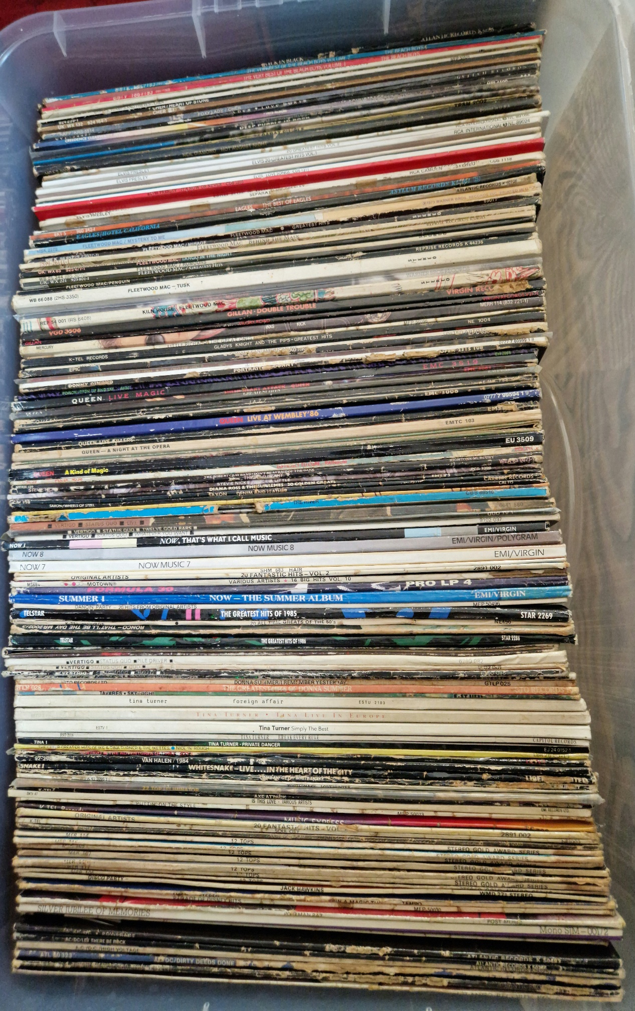 A collection of LPs, various genre, rock and pop including AC/DC. - Image 2 of 2