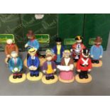 A group of ten Robert Harrop Camberwick Green figures, tallest 13cm, with boxes. Condition - MRs