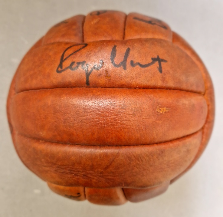 An autographed brown leather football, circa 1960s, ten Liverpool FC signatures comprising Ian - Image 5 of 7