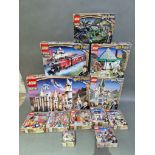 Twelve boxed Harry Potter Lego Sets (vintage 2002 sets); 4701- Sorting Hat, 4702- The Final