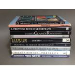 A group of ten glamour photography books.