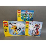 Three boxed Lego sets; 4093- Lego Iventor, 4094- Lego Inventor, 4097 Lego Designer Set.