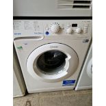 A Indesit washing machine.