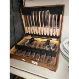 Vintage canteen of cutlery