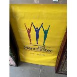 Two posters for the Manchester Commonwealth Games, 2002.