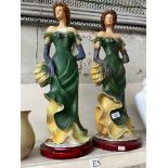 Two composition figurines