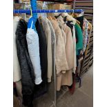 A clothes rail of vintage ladies clothes including dresses, coats, jackets - Peter Barron, Franco di