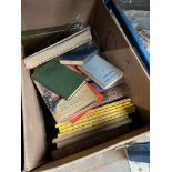 A box of books to include Observer books, Aircraft, Insects, few OS maps, model railways, etc.
