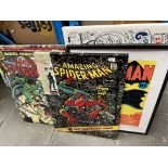 A bundle of "comics" pictures / canvases and other pictures.